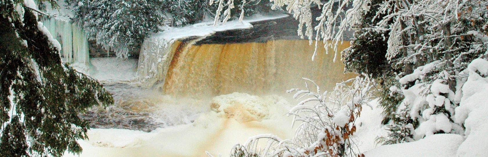 Tahquamenon Falls in Winter